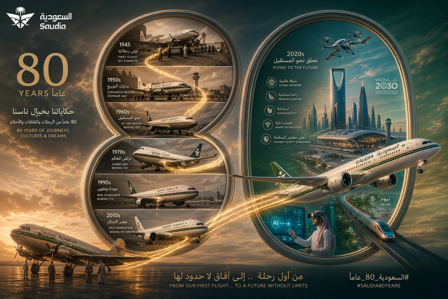 From Our First Flight to Limitless Horizons | من أول رحلة إلى آفاق لا حدود لها
