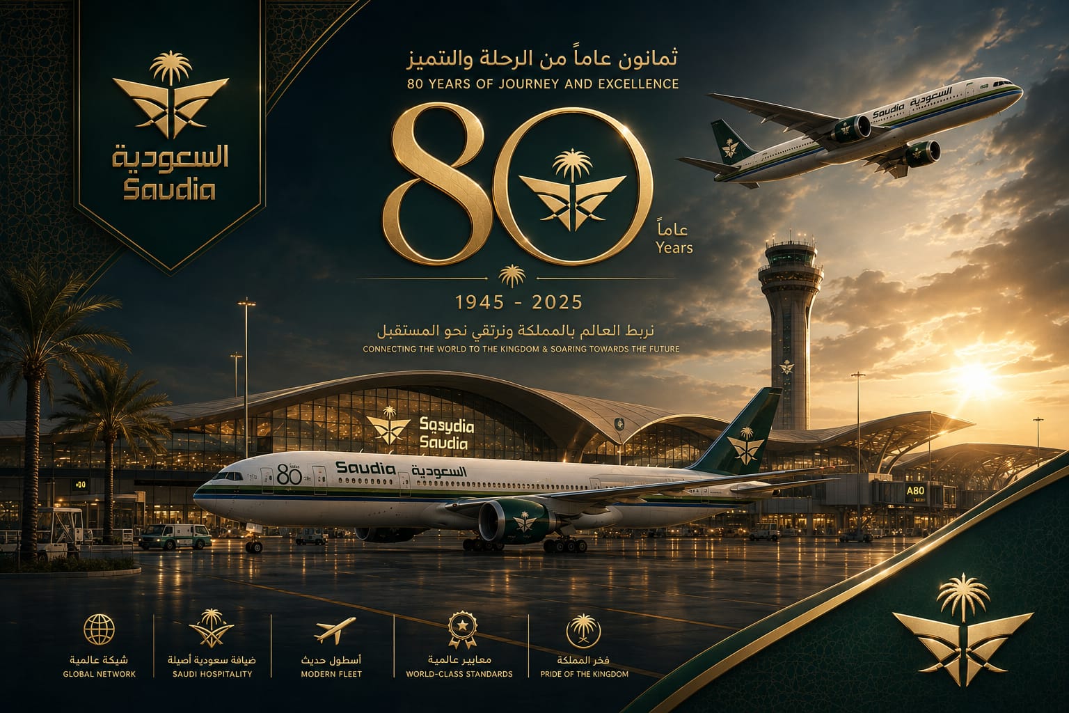 السعودية 80 عام